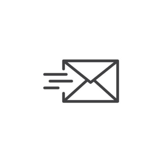an icon of a letter that is meant to represent email