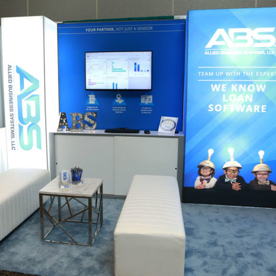 Allied Business Systems tradeshow display