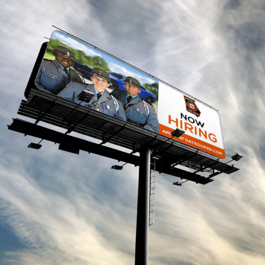 Georgia State Patrol billboard