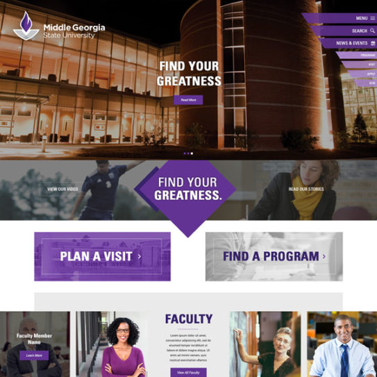 Middle Georgia State University Website