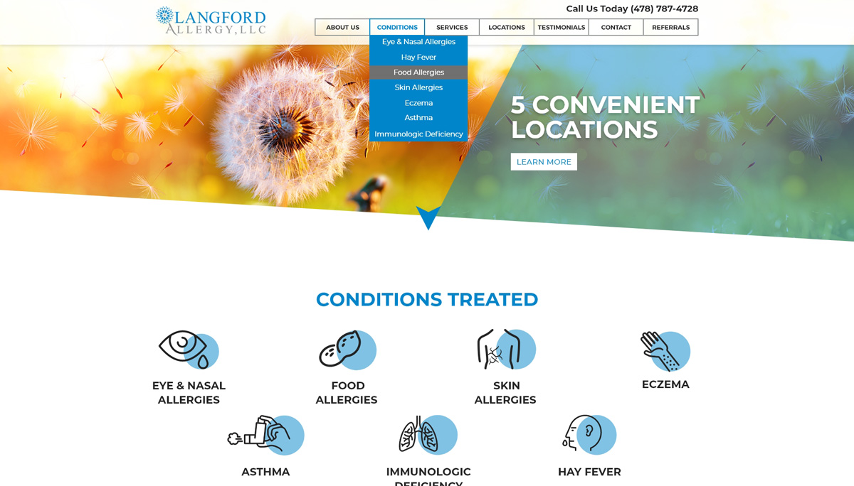Langford Allergy Website