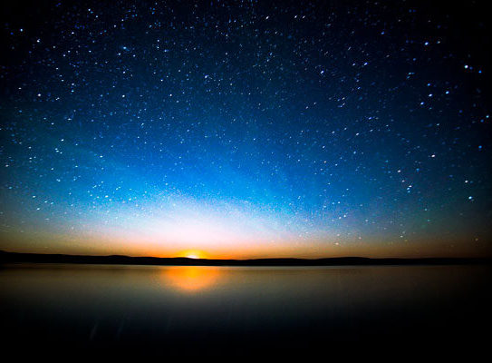 starry night horizon