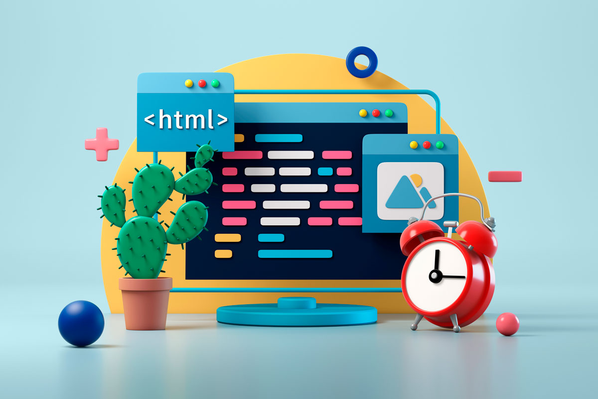 html website graphic