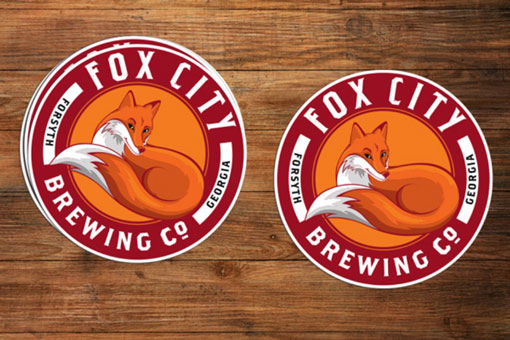 Fox City coasters