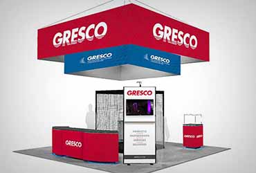 GRESCO trade show booth