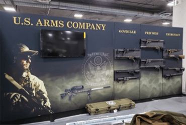US Arms Company tradeshow booth