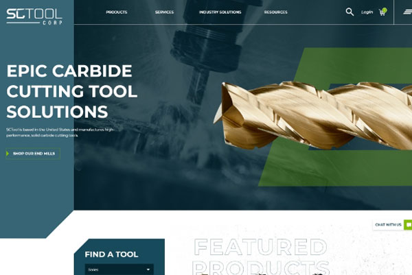 sc tool corp website screenshot