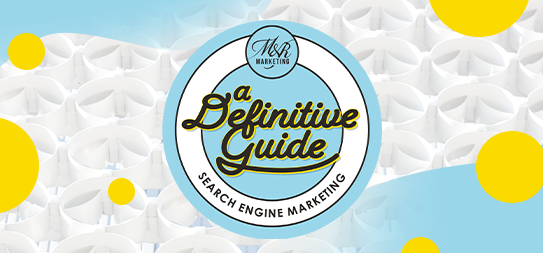 A logo reading "Definitive Guide to Search Engine Marketing"