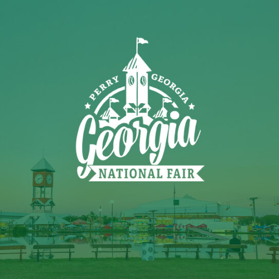 GNF logo over background image of the fair
