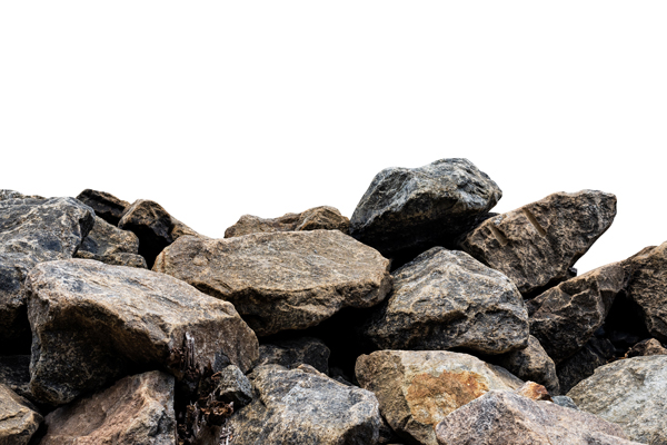 a pile of rocks
