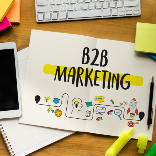 B2B Marketing Company , businessman and businesswoman Marketing Business To Business