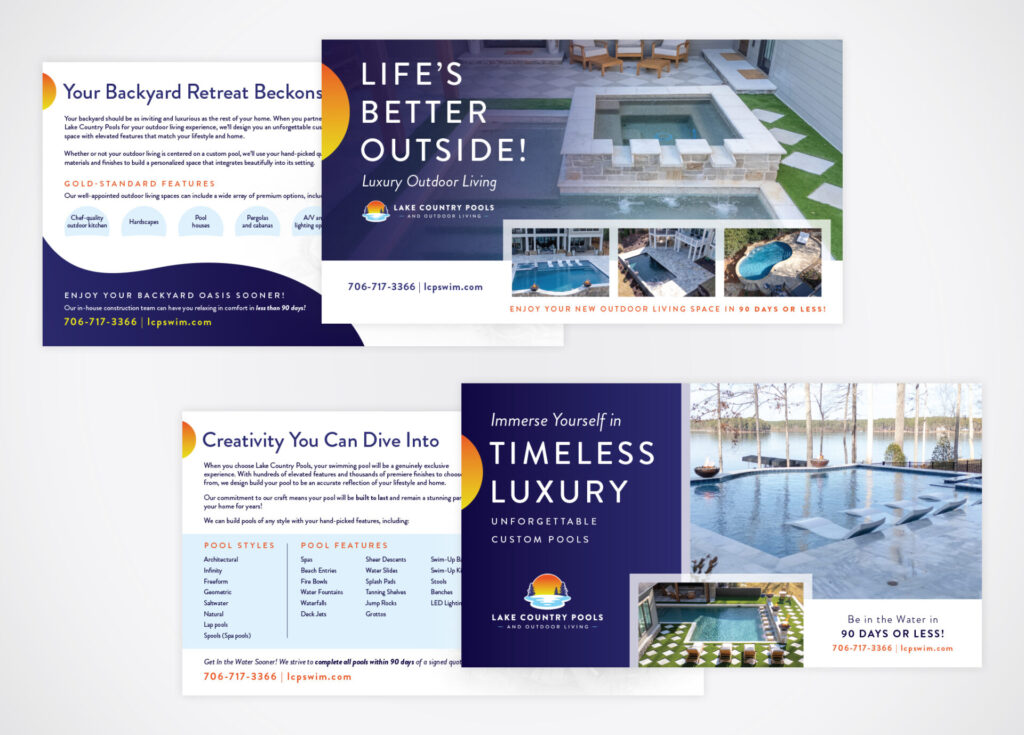 Example of a postcard mailer